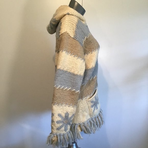 Kyber Outerwear Hooded Wool Shacket Size M - Picture 2 of 12